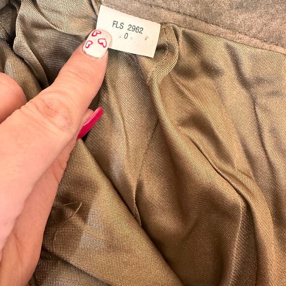 BCBGMaxAzria Women's Brown Leather Pants Size 0 - Picture 8 of 9